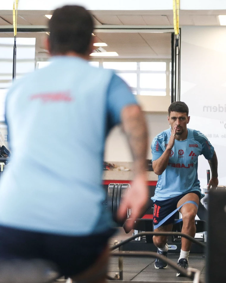 Flamengo realiza último treino antes de duelo contra o Santos, pelo Brasileirão