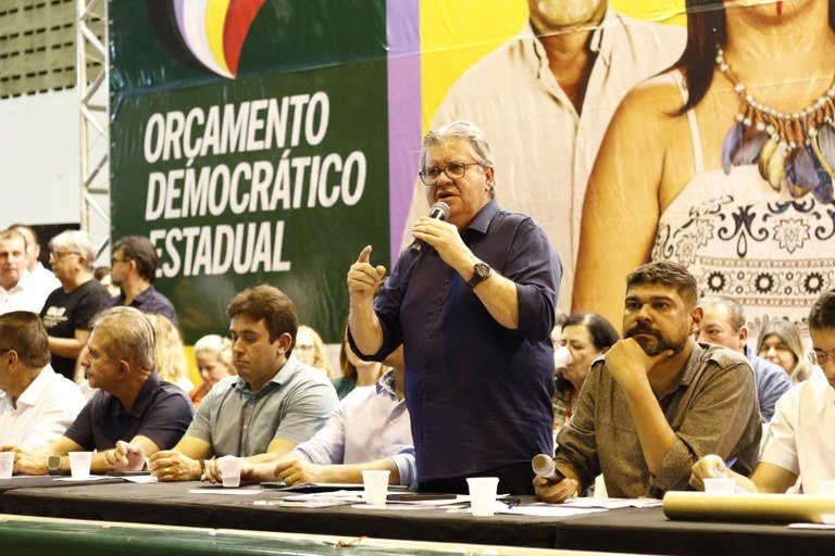 João Azevêdo preside audiência do ODE em Sousa e destina mais de R$ 90 milhões em investimentos para a região