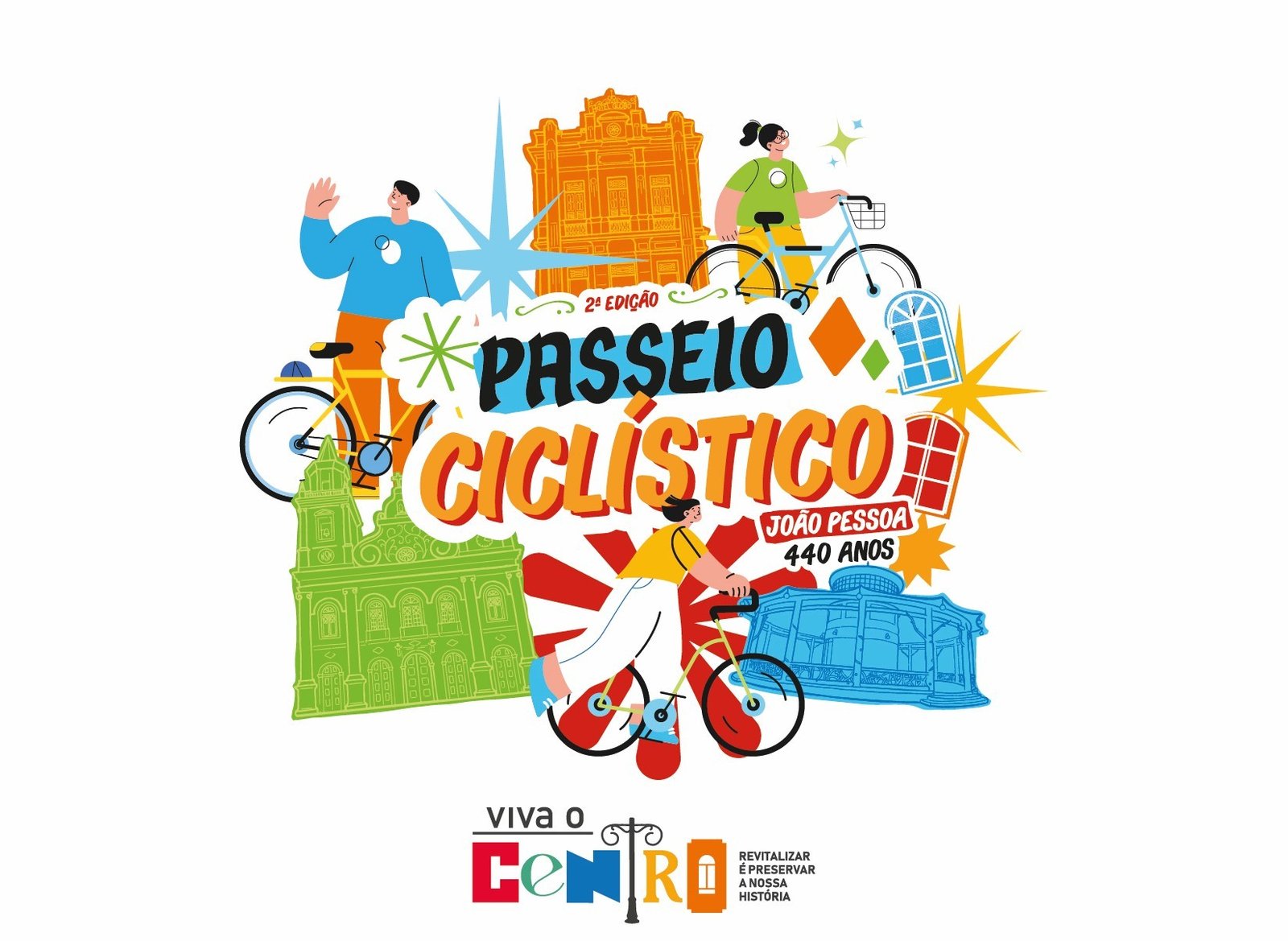 João Pessoa 440 anos: Câmara promove passeio ciclístico em comemoração ao aniversário da cidade