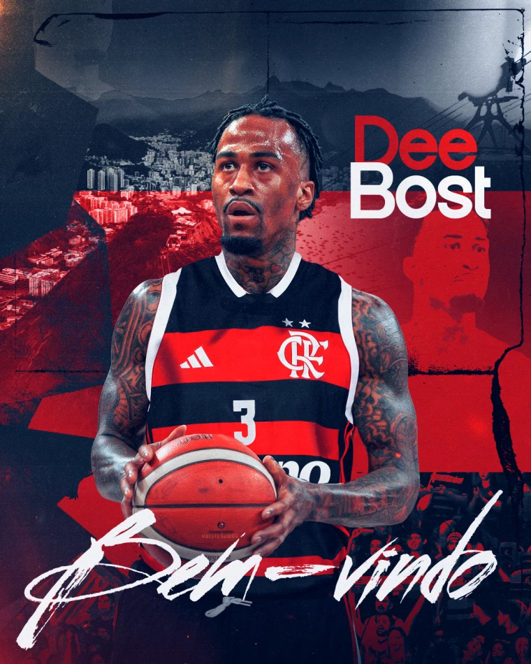 Flamengo acerta contratação de Dee Bost, armador norte-americano