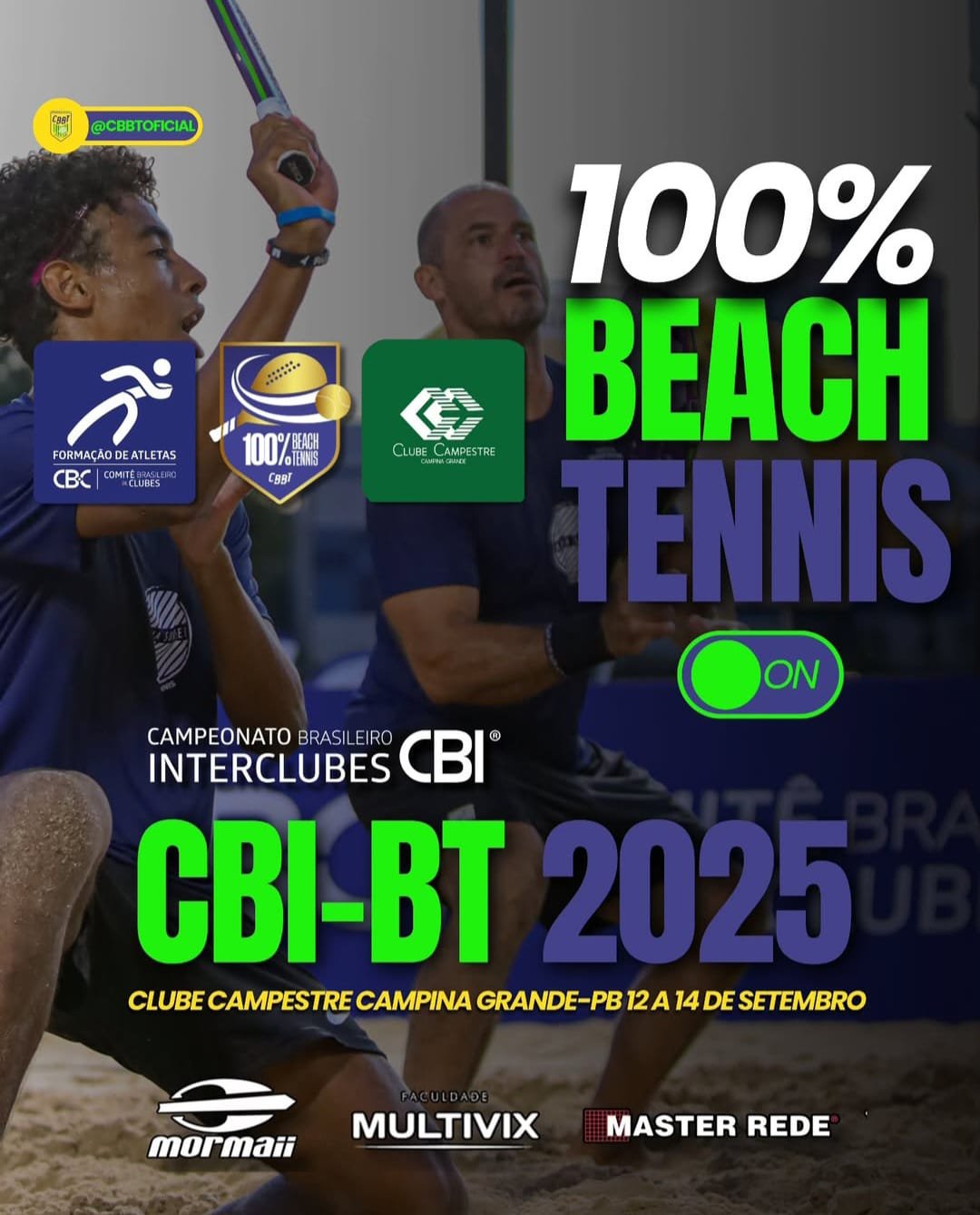 Campina Grande será palco da 3ª etapa do Campeonato Brasileiro Interclubes de Beach Tennis