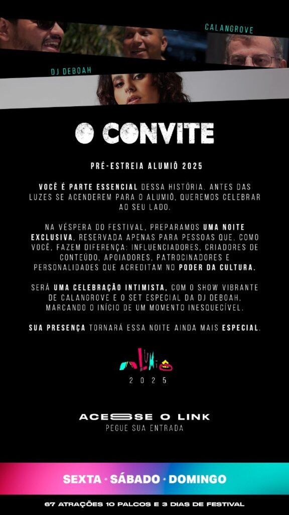 festival alumio 2025 traz circuito cultural inedito e programacao gratuita ao centro historico de joao pessoa