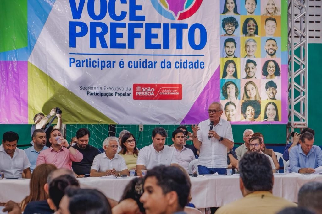 Cícero Lucena destaca importância da escuta popular como instrumento de gestão democrática durante plenária do ‘Você Prefeito’