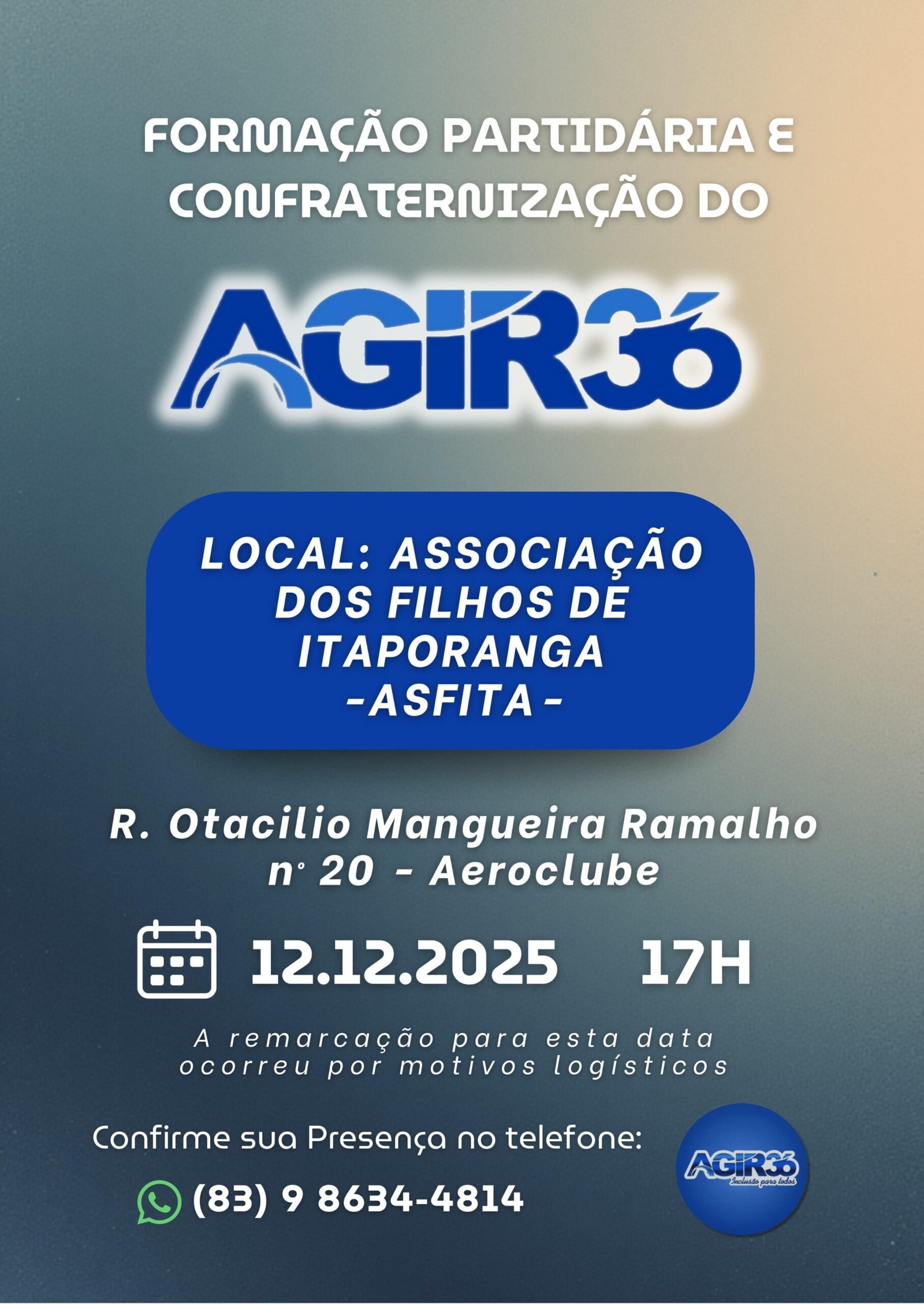 direcao estadual do partido agir na pb remarca formacao partidaria e mantem dialogo para fortalecer construcao politica na paraiba scaled