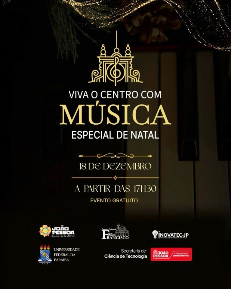 Projeto ‘Viva o Centro com Música’ tem apresentação especial de Natal com cantor Túlio Melo