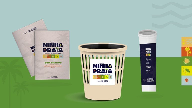 Projeto Minha Praia inicia segunda etapa com entrega de lixeiras e porta-bitucas na orla da Capital