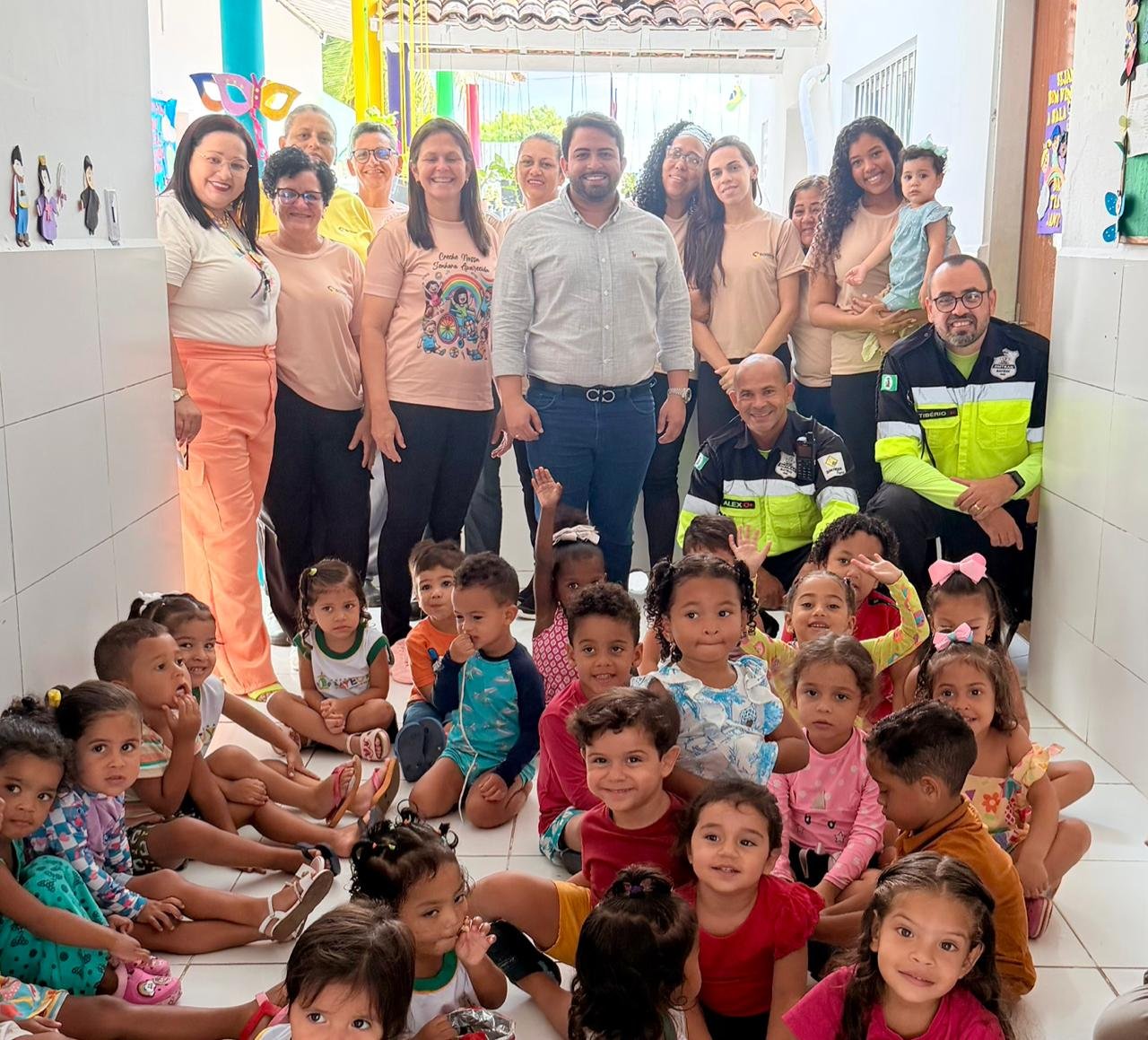 SEMOB Bayeux leva educação para o trânsito às crianças e marca presença na primeira Colônia de Férias do Município