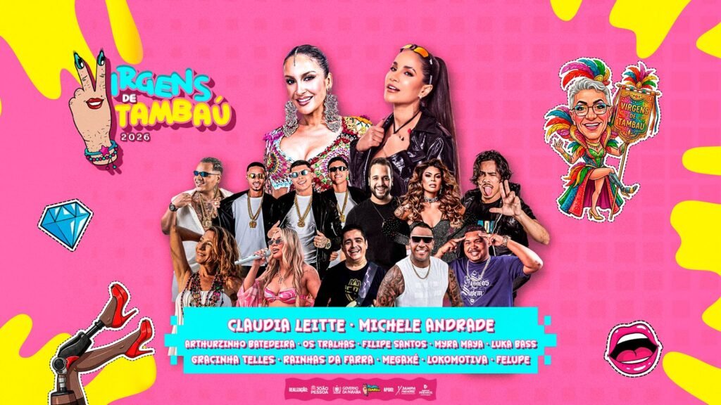 Virgens de Tambaú celebram 39 anos homenageando Zeba Lyra em desfile histórico com Cláudia Leitte e Michele Andrade 3 virgens de tambau celebram 39 anos homenageando zeba lyra em desfile historico com claudia leitte e michele andrade