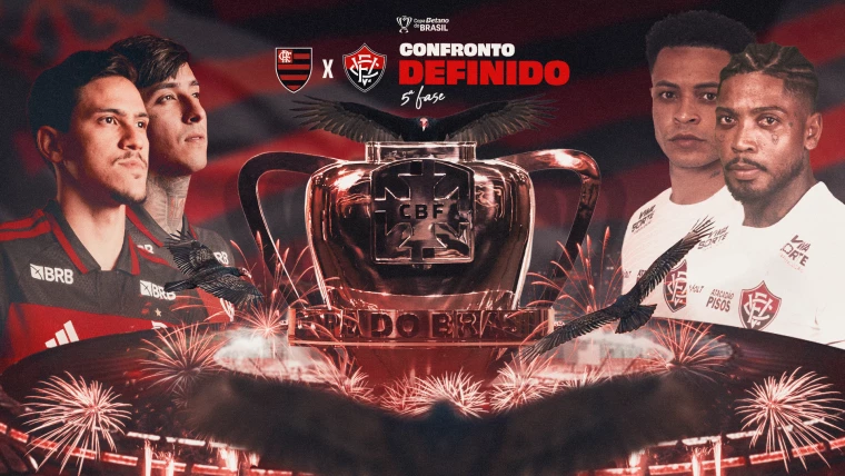 Flamengo enfrenta o Vitória na quinta fase da Copa do Brasil 2026