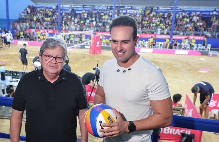 paraiba world beach games joao azevedo e lucas ribeiro prestigiam final do circuito mundial de volei de praia