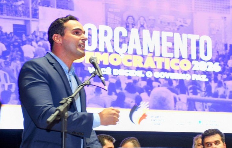Governador Lucas Ribeiro lança Ciclo 2026 do Orçamento Democrático e destaca importância da participação popular na transformação da Paraíba