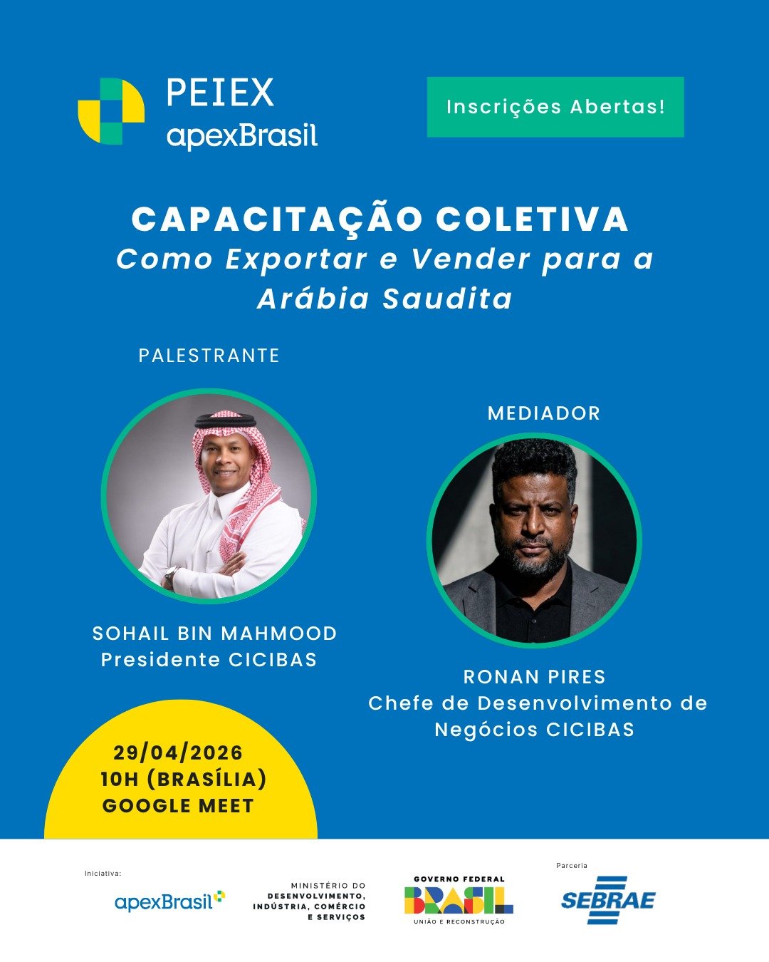 PEIEX Paraíba promove capacitação coletiva sobre exportação para a Arábia Saudita