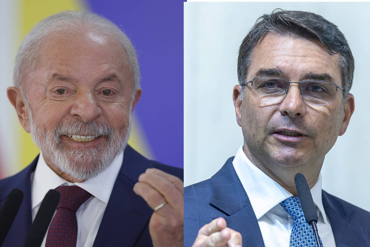 Atlas: Flávio cai seis pontos e tem 41,8% contra 48,9% de Lula no 2º turno