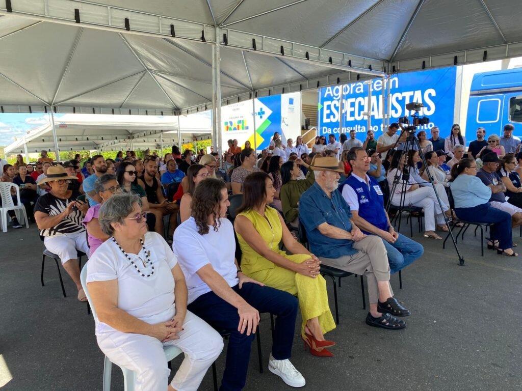 por articulacao de veneziano sume ganha carreta do programa agora tem especialistas para zerar fila de consultas e exames
