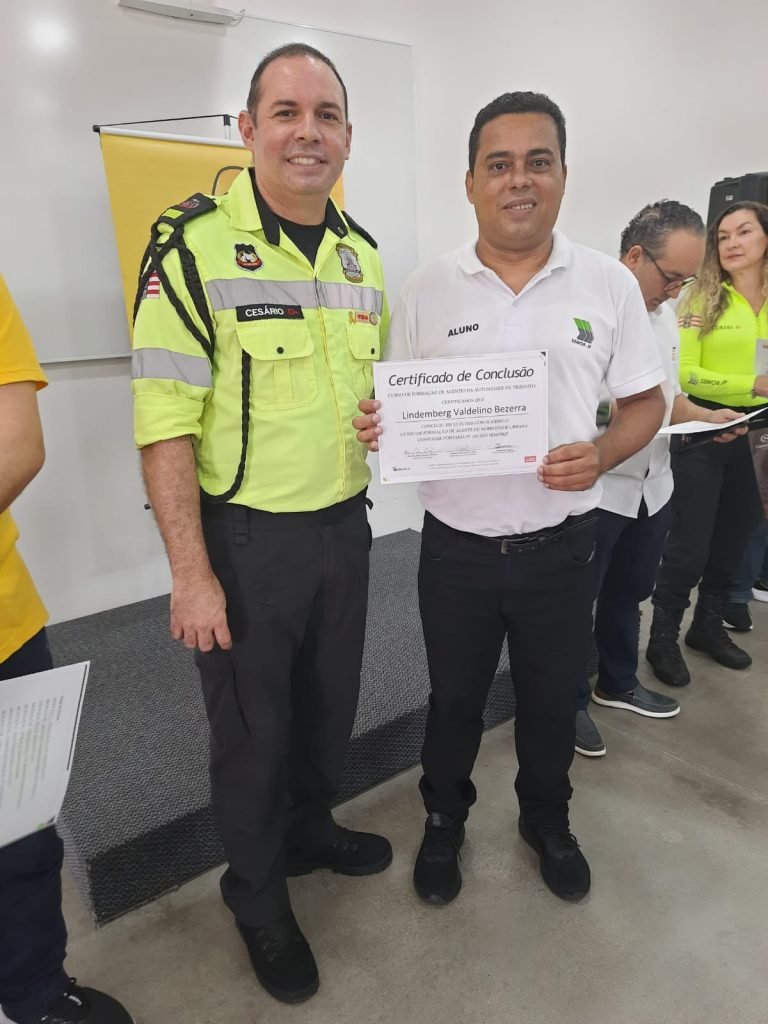 Semob-JP conclui curso de formação dos agentes de mobilidade aprovados em concurso público