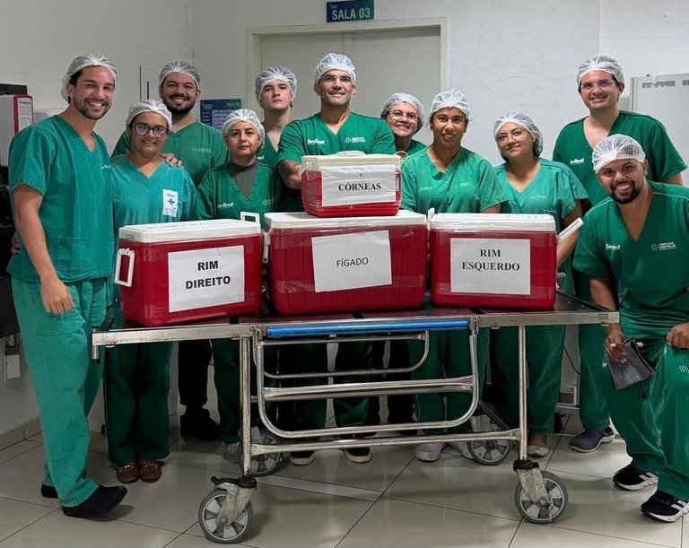 central de transplantes registra duas doacoes de multiplos orgaos no fim de semana