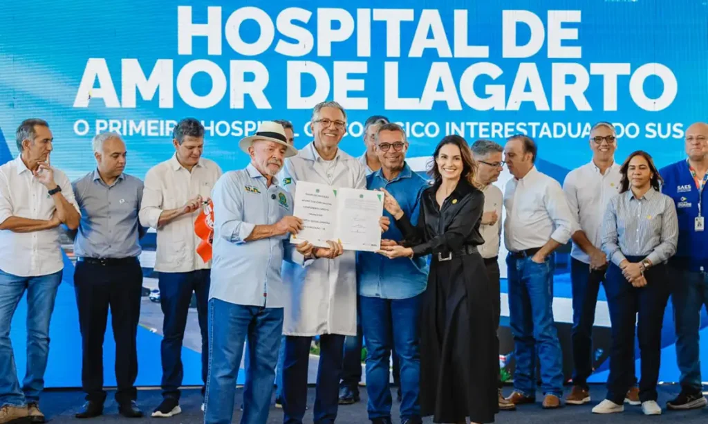 lula visita primeiro hospital oncologico interestadual do pais