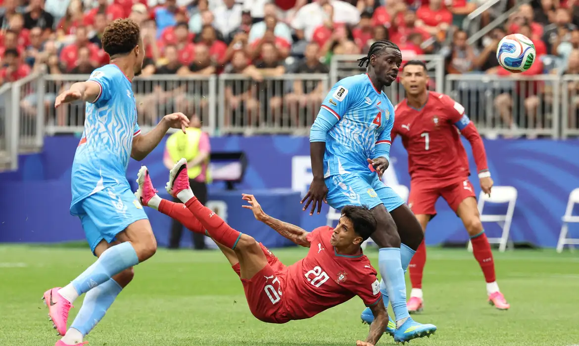 portugal e rd congo empatam congoleses marcam primeiro gol em copas