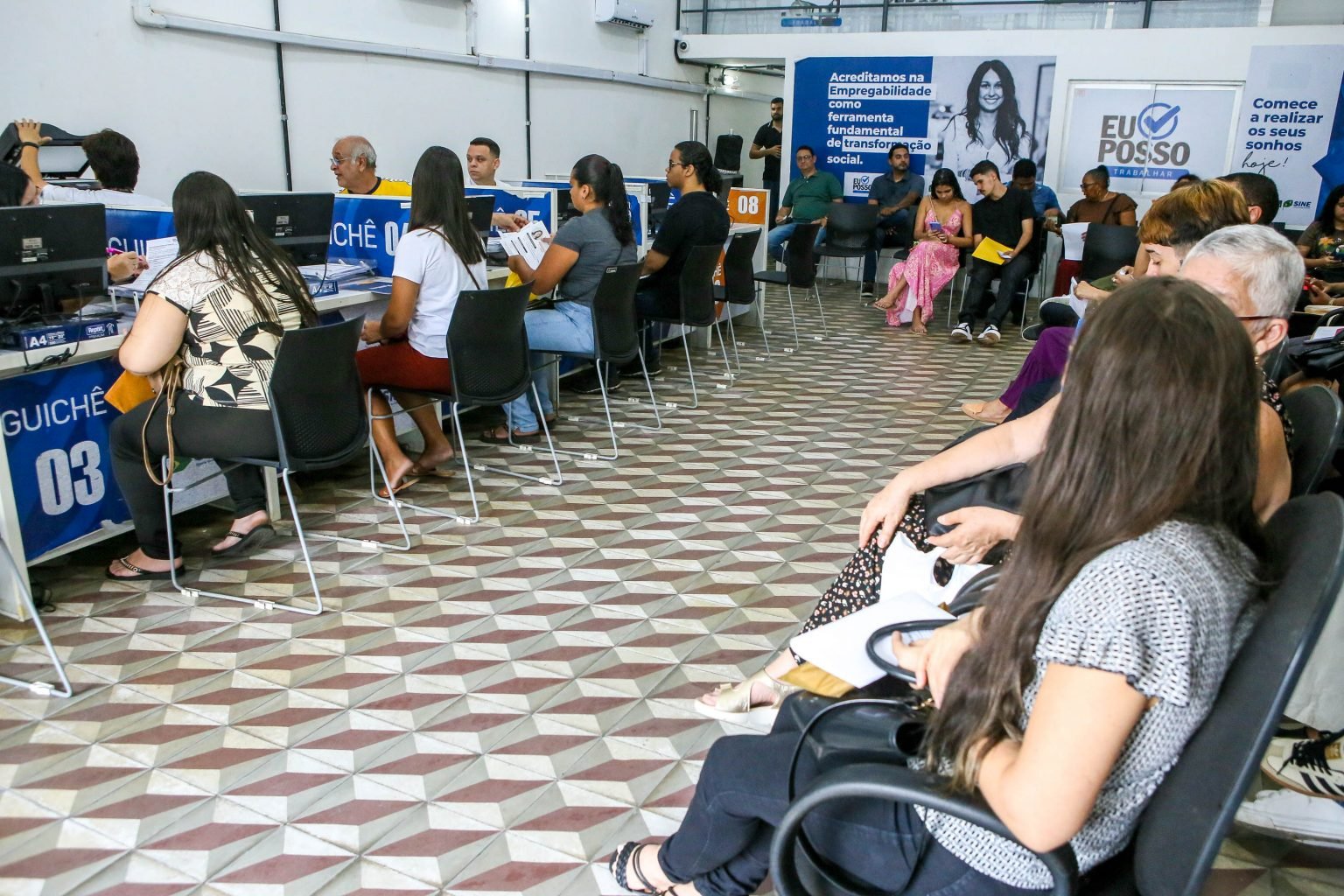 Sine-JP oferece 560 vagas de emprego; construção civil concentra maior número de oportunidades