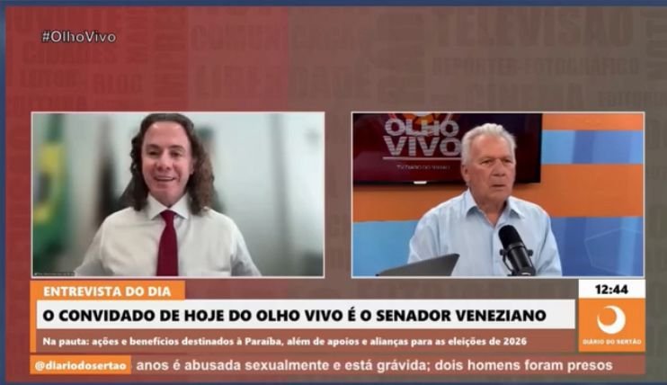 VÍDEO: Zé Aldemir enaltece qualidades de Veneziano e diz que Senador terá o apoio do povo de Cajazeiras na reeleição