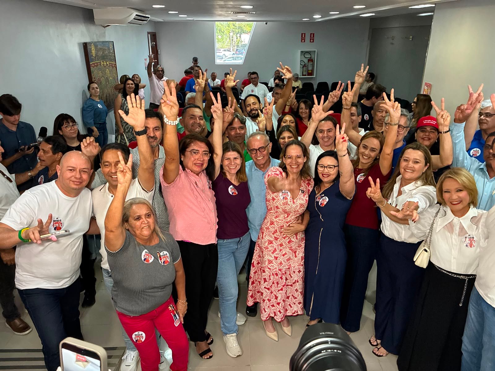 Durante Convenção Cartorial do MDB, Veneziano anuncia Janine Lucena como sua 1ª suplente para a reeleição ao Senado