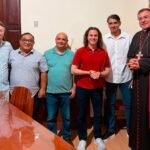 Veneziano é recebido pelo Bispo de Cajazeiras e elogia trabalho educacional desenvolvido pela Diocese