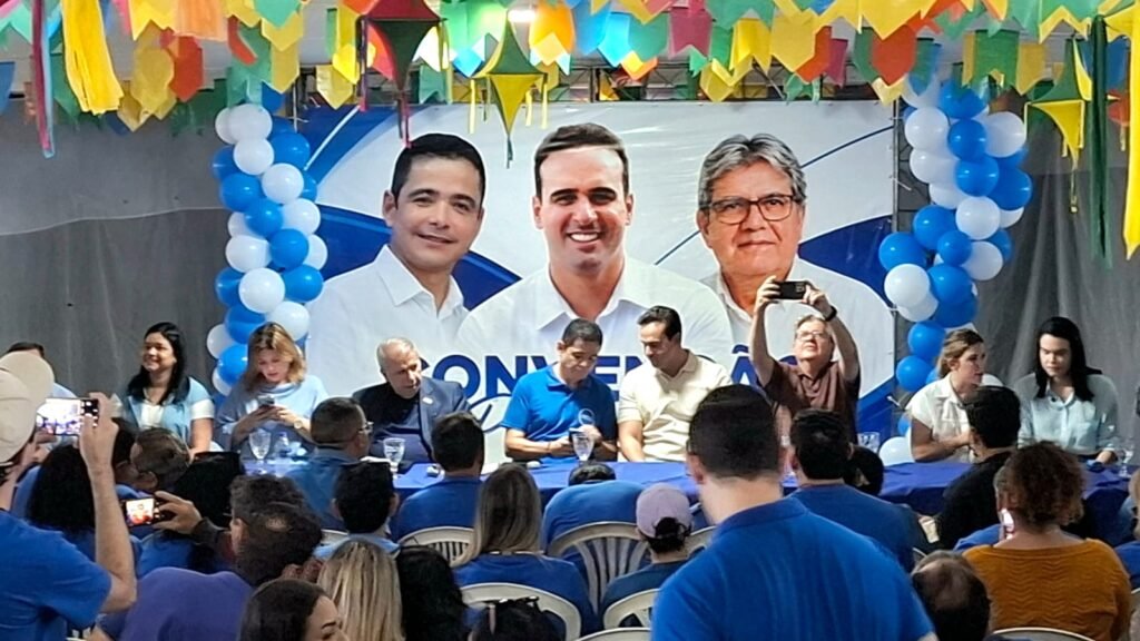 agir36 oficializa apoio a joao azevedo lucas ribeiro e ana lorena durante convencao em joao pessoa