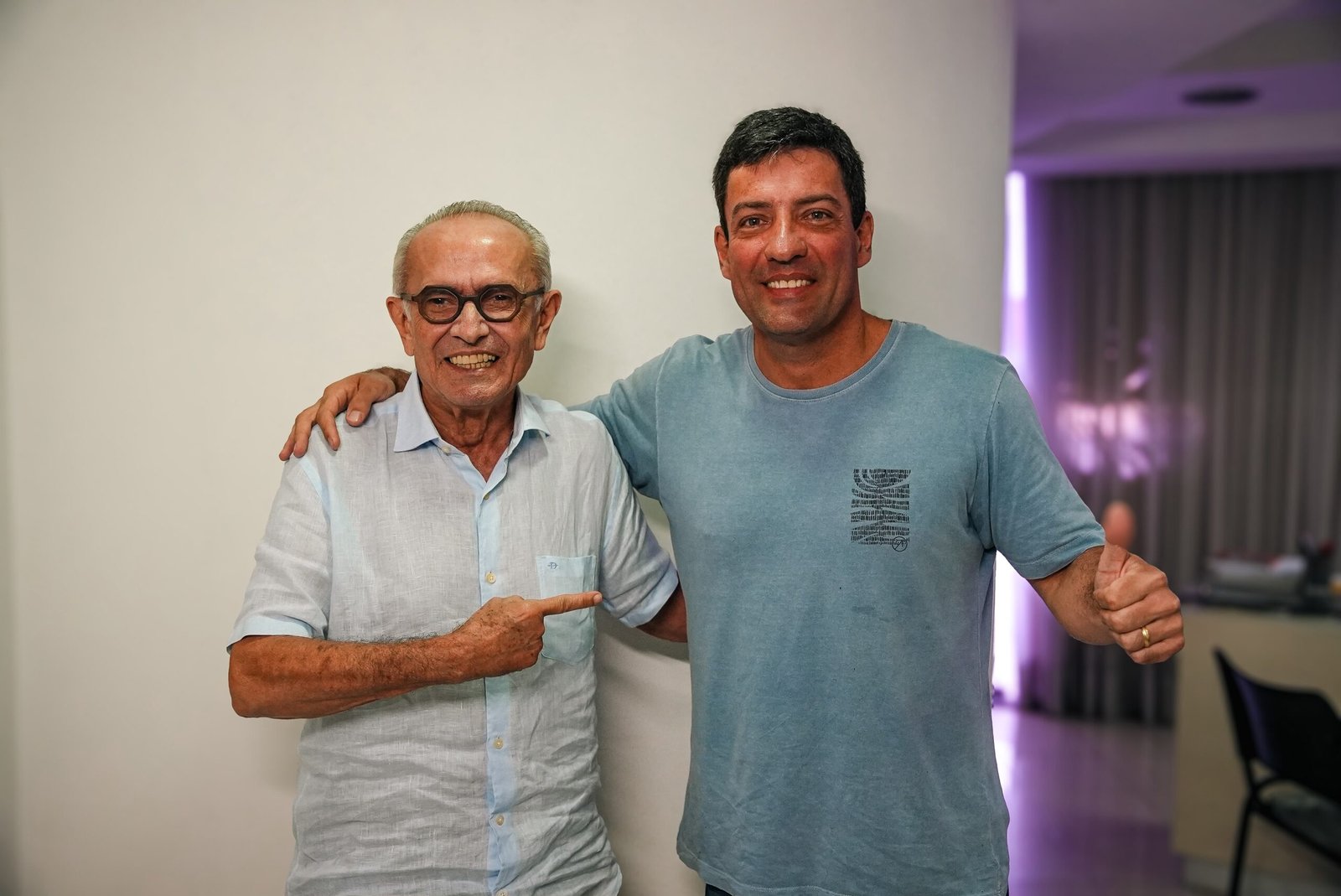 Cícero recebe apoio de liderança de oposição no Conde