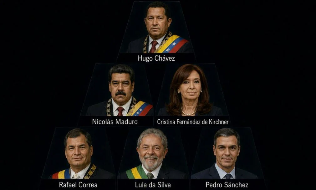Milei compartilha montagem que rotula 21 líderes como ‘socialismo empobrecedor’