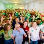 Veneziano participa de caminhada em Campina Grande com Cícero, Diogo e Romero; e de ato político com Dr. Jhony