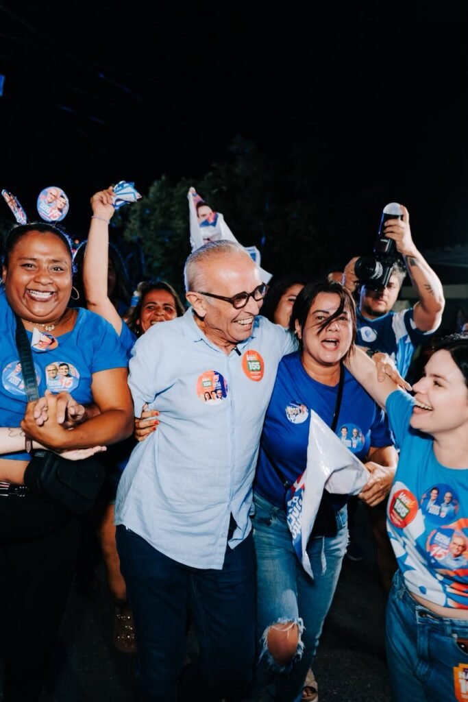 cicero leva onda azul a zona oeste da capital e defende valorizacao da juventude