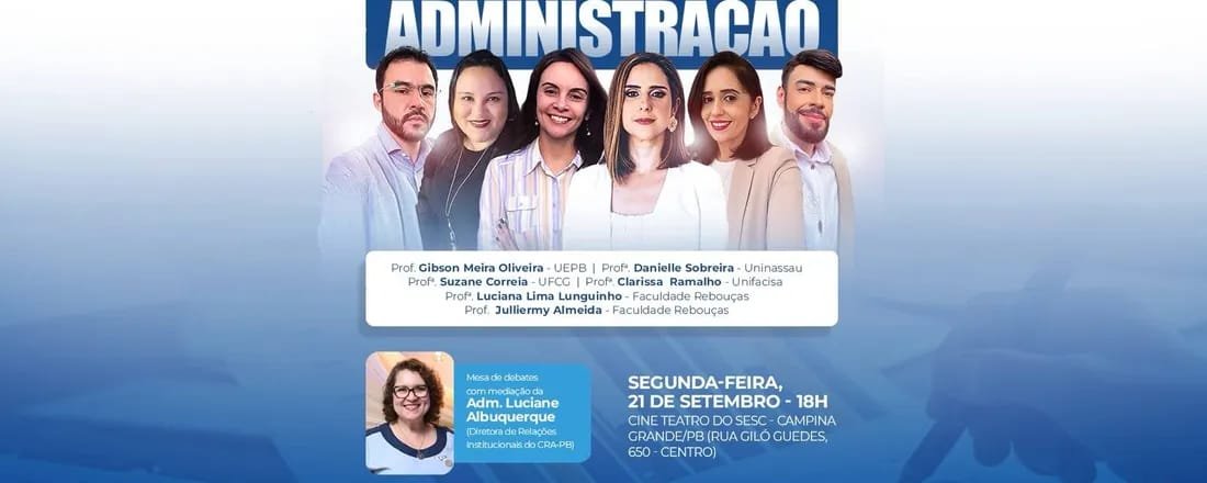 CRA-PB celebra o Dia do Profissional da Administração com mesa redonda sobre Transformação Digital