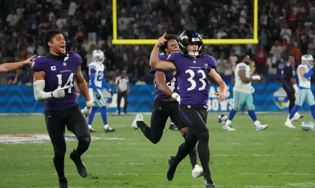 no ultimo segundo baltimore ravens batem dallas cowboys no rio