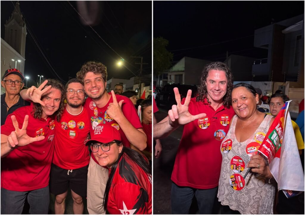 veneziano participa de grande mobilizacao pro lula em sousa