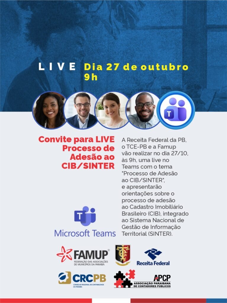 CRC-PB e APCP se unem à Famup, Receita Federal e TCE-PB para debater adesão ao Cadastro Imobiliário Brasileiro 3 crc pb e apcp se unem a famup receita federal e tce pb para debater adesao ao cadastro imobiliario brasileiro