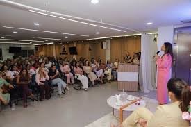 Primeira-dama Camila Mariz ministra palestra em Itaporanga e destaca ações do Governo no Sertão