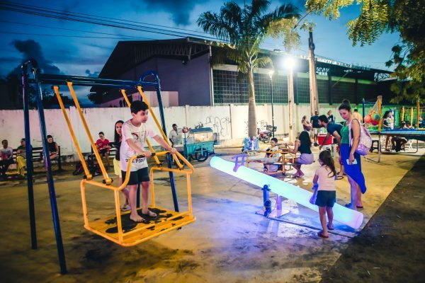 Sábado é dia de festa para as crianças no Parque das Três Ruas